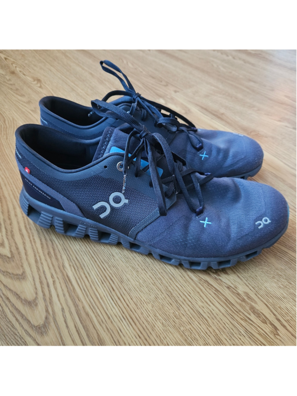 On Running Cloud X Road Running Sneakers Navy Mens 11 Active